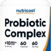 Nutricost Probiotic Complex (10 Billion CFU) 60 Capsules - Acidophilus Plus 9 Other Probiotics, Non-GMO, Gluten Free Supplement