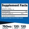 Nutricost Creatine HCl 120 Capsules - Made with CON-CRET Creatine, 750 MG Per Capsule