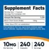 Nutricost Boron Capsules 10mg, 240 Vegetarian Capsules, Gluten Free and Non-GMO