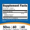 Nutricost Zembrin (Sceletium Tortuosum) 60 Capsules (50mg Each) - Vegetarian Capsules, Non-GMO, Gluten Free