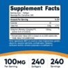 Nutricost Ubiquinol Softgels (100mg, 240 Softgels) - Superior Absorption Antioxidant | Active Form of CoQ10 - Gluten Free, Non-GMO