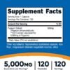 Nutricost Pygeum Extract 5000mg Equivalent, 120 Capsules (from 500mg of 10:1 Extract) - Veggie Capsules, Non-GMO, Gluten Free, Vegetarian Friendly