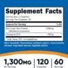 Nutricost Red Yeast Rice with CoQ10 1300mg, 120 Capsules, 60 Servings - Non-GMO, Gluten Free
