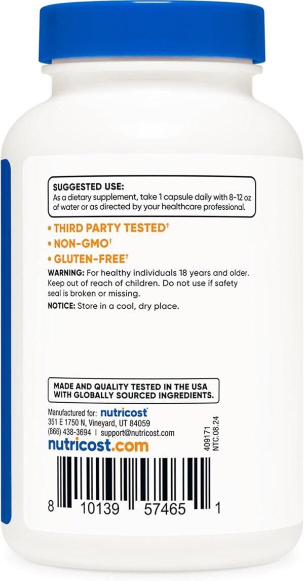 Nutricost Egg Shell Membrane, 500 MG Per Serving, 120 Capsules - GMO Free, Gluten Free