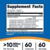 Nutricost Probiotic Complex (10 Billion CFU) 60 Capsules - Acidophilus Plus 9 Other Probiotics, Non-GMO, Gluten Free Supplement