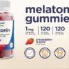 Nutricost Kids Melatonin Gummies 1mg, 120 Gummies, Strawberry Flavored