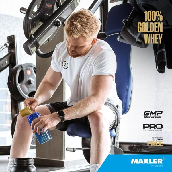 Maxler 100% Golden Whey - 22g of Protein per Serving - High Protein, Low Fat, Low Carb, Complete Amino Acid Profile - Rich Chocolate Protein 5 lb