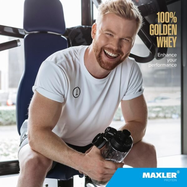 Maxler 100% Golden Whey - 22g of Protein per Serving - High Protein, Low Fat, Low Carb, Complete Amino Acid Profile - Rich Chocolate Protein 5 lb